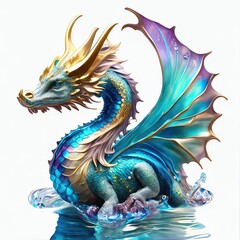 chinese dragon statue on the wall