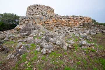 Fototapeta na wymiar Archaeological site of Nuraghe La Prisgiona - Sardinia - Italy