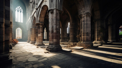 Obraz premium Exploring Historical Sites and Cultural Wonders. Generative Ai
