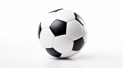 Fototapeta premium Futebol em um fundo branco