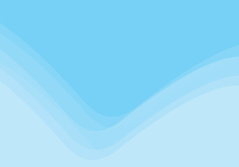 Vector illustration abstract blue wave simple fluid background. Dynamic shape combination patterns wallpaper for business presentation, banner, cover flyer, brochure, and poster. 