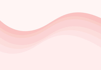 Vector illustration abstract red and pink wave background. Dynamic shape combination patterns wallpaper for business presentation, banner, cover flyer, brochure, and poster. Elegant, cheerfull, brave