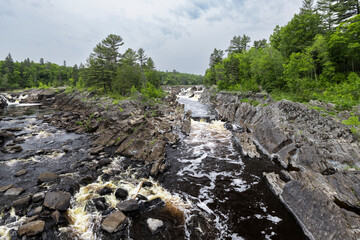 The St. Louis River Flowing Through Jay Cooke State Park