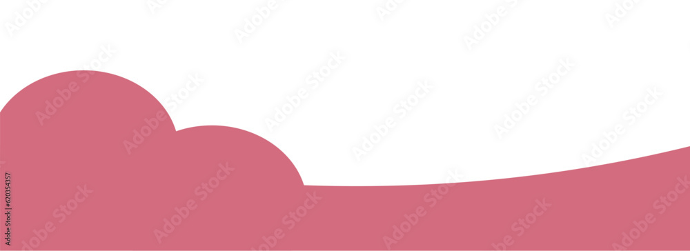 Wall mural pink text could for footer and header