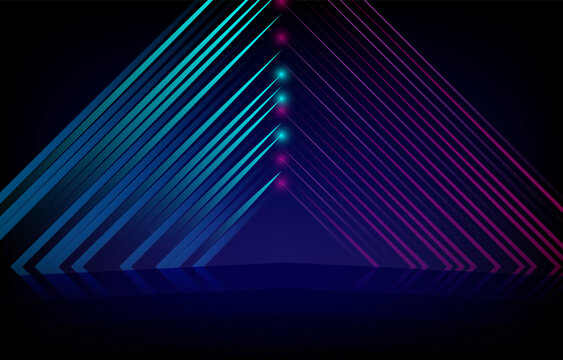 square geometric corridor pattern light tunnel cyberspace futuristic technology digital connection communication EP.2.