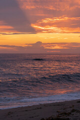 Fototapeta premium sunset over the sea