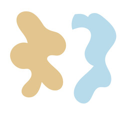 Pastel Abstract Shapes Vectors 