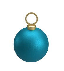 Blue green gradient color golden metal symbol decoration ornament merry christmas happy new year xmas ball sphere round circle bauble holiday vacation season greeting celebration festival traditional 