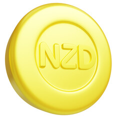 new zealand dollar  3D