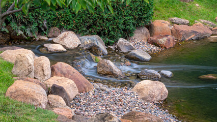 Waterfalls and creeks under long exposure