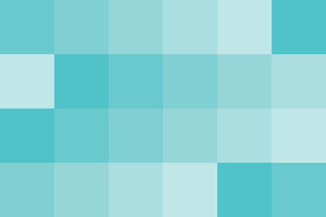 Gradient of mosaic tile pattern. Design square of light blue color. Design print for illustration, texture, textile, wallpaper, background. Set 2