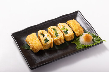 ほうれん草入り卵焼き