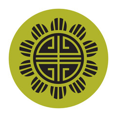 Korean,japan. thailand icon illustration stamp