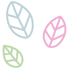 Pastel leaf