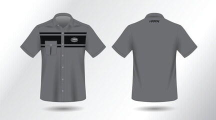 short sleeve work shirt