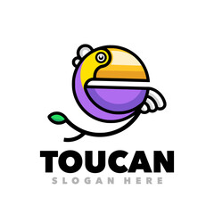 Toucan bird logo for company