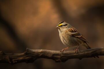 bird perched on a tree branch with a blurred background