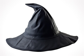 Mystical Allure Isolated Black Halloween Witch Hat on White Background. created with Generative AI