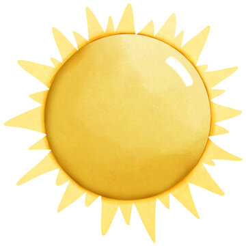 yellow sun icon