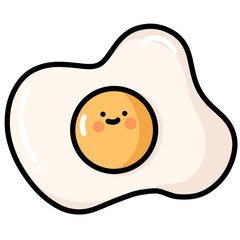 Cute fried egg