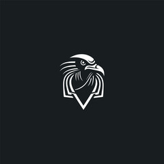 Horus logo design vector illustration - obrazy, fototapety, plakaty