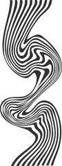 Fototapeta premium abstract curvy stripes background