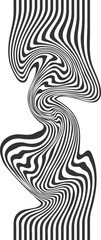 abstract curvy stripes background
