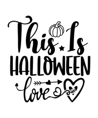 Halloween svg retro bundle