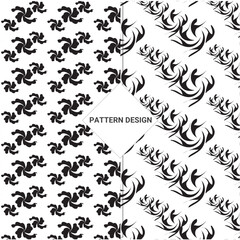 Abstract lack color geometric pattern background, vector circle, triangle and square lines color art design. Colorful Bauhaus pattern background