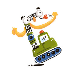 engine cartoon character illustration