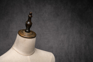 Female wooden dressmakers mannequin retro