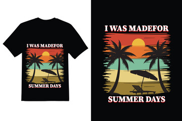 summer t shirt design.