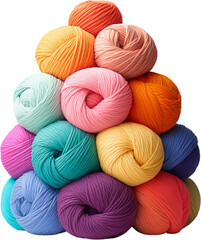 Pile of Yarn balls, Yarn for knitting and crocheting, colorful yarn