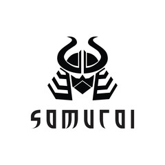 Samurai Logo. Ninja Samurai Ronin Logo vector Template