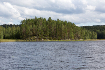 a landscape view of lake region