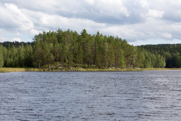 a landscape view of lake region