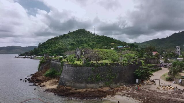 Old Fort Santa Isabel In Taytay, Palawan Island. Philippines, Aerial View