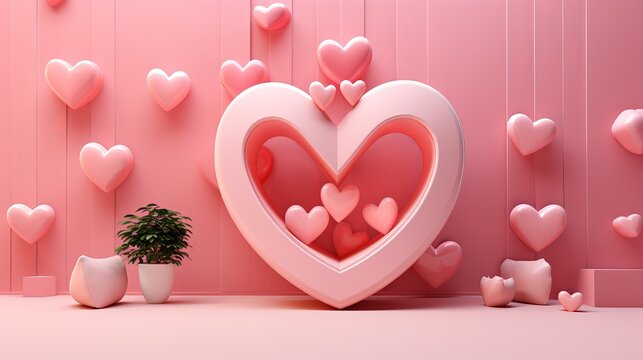 valentine's day and qixi festival background image