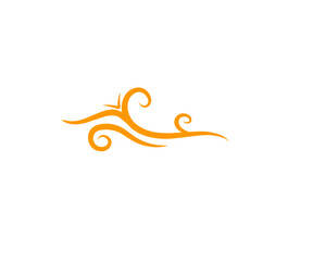 Swirl Element Doodle Vector