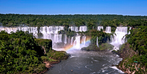 Fototapeta na wymiar Cataratas do Iguaçu, Parque Nacional do Iguaçu. Foz do Iguaçu. Parana