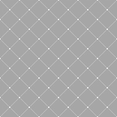 Geometric dotted vector dotted brown and white pattern. Seamless abstract modern texture for wallpapers and backgrounds