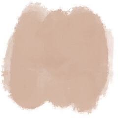 Watercolor Brushstroke Taupe Paint