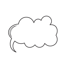 Trendy think bubble line