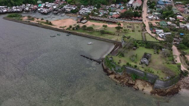 Old Fort Santa Isabel In Taytay, Palawan Island. Philippines, Aerial View