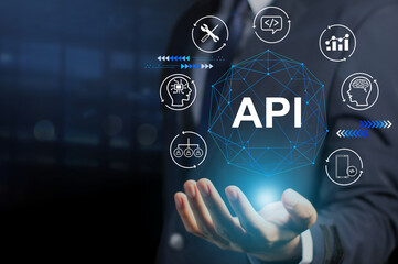 The API  (application programming interface) provides the interface for communication between...