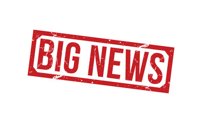 Big news grunge rubber stamp on white background. Big news Rubber Stamp.