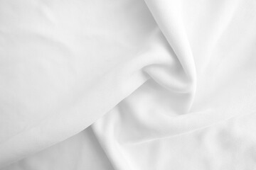 Obraz premium White fabric texture. Cloth background.