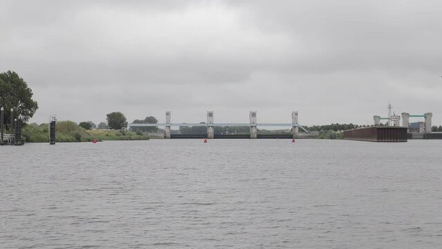 Vattenfall hydroelectric power generating  station. Netherlands