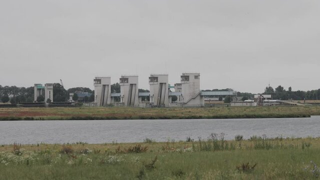 Vattenfall hydroelectric power generating  station. Netherlands