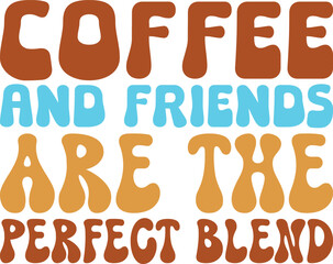 coffee retro svg design and eps file